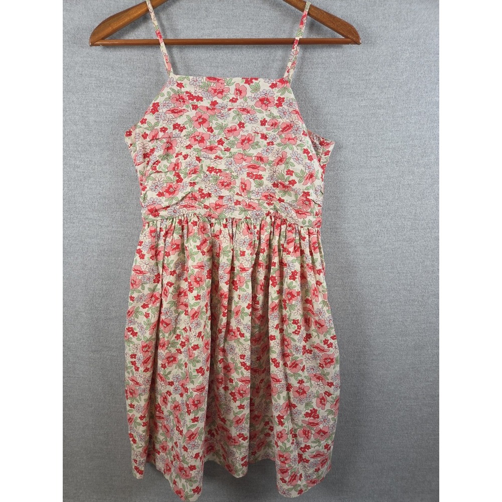 Polo Ralph Lauren Dress Girls 16 Linen‎ Floral Sundress Lined Classic Preppy
